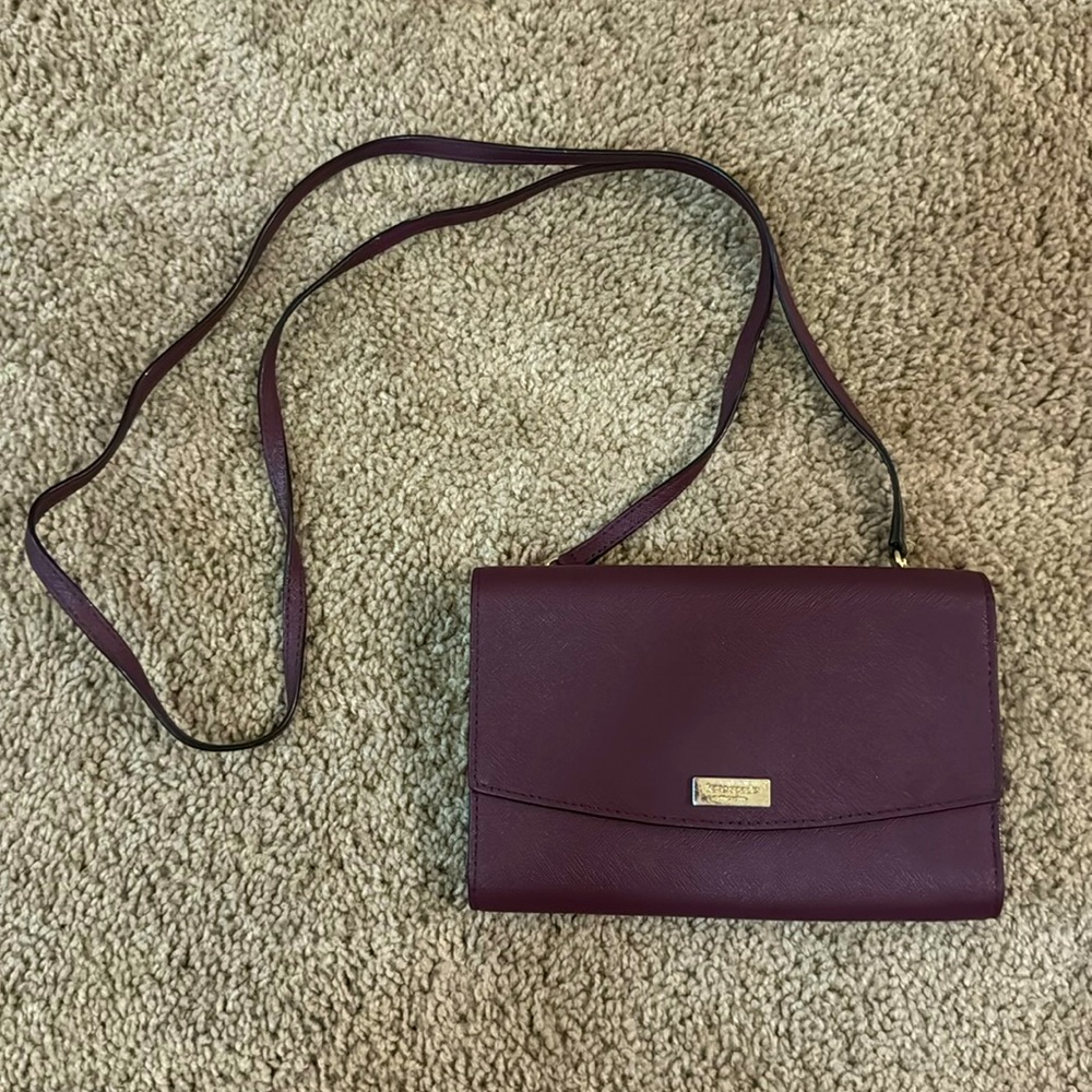 Burgundy Kate Spade Crossbody